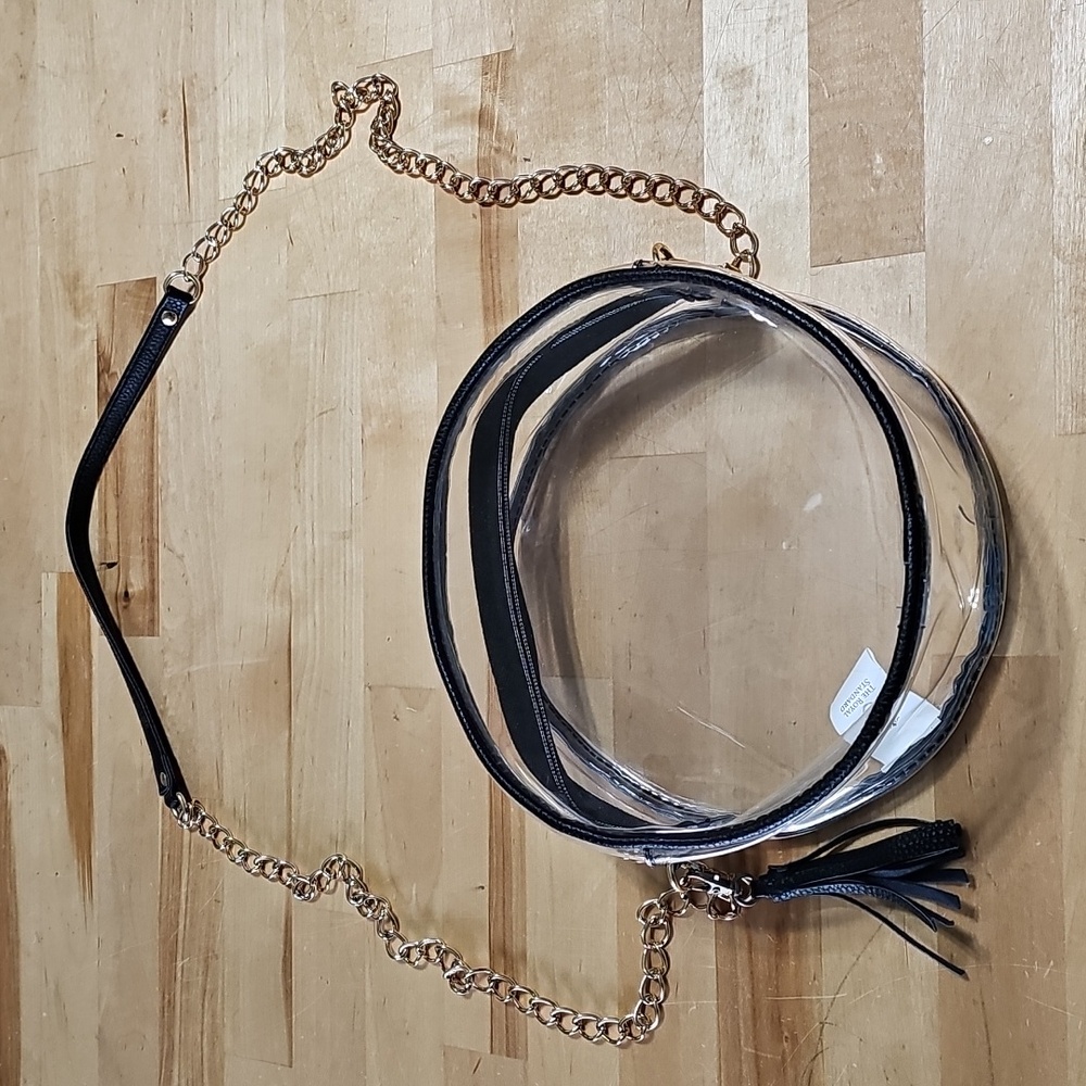 🏟️ The Royal Standard Clear Round Stadium Bag Crossbody Tassel